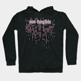 Crypto Tech Non-Fungible Digital Array Bright Pink Hoodie